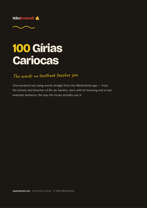 Portada del PDF gratuito: 100 Gírias Cariocas